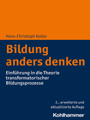 cover image of Bildung anders denken